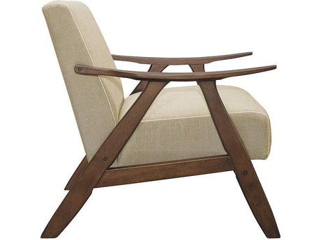 Damala Light Brown Accent Chair by Homelegance at Eve Furniture