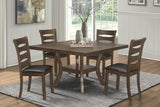 Darla Brown Extendable Dining Set by Homelegance at Eve Furniture