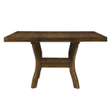 Darla Brown Extendable Dining Table by Homelegance at Eve Furniture