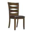Darla Brown Side Chair, Set of 2 by Homelegance at Eve Furniture