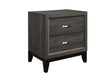 Davi Gray Nightstand by Homelegance at Eve Furniture