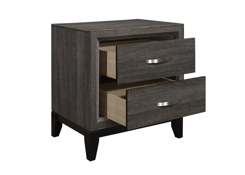 Davi Gray Nightstand by Homelegance at Eve Furniture