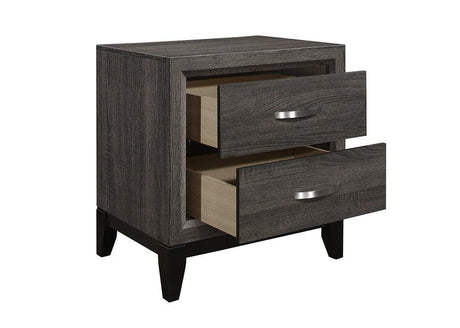 Davi Gray Nightstand by Homelegance at Eve Furniture