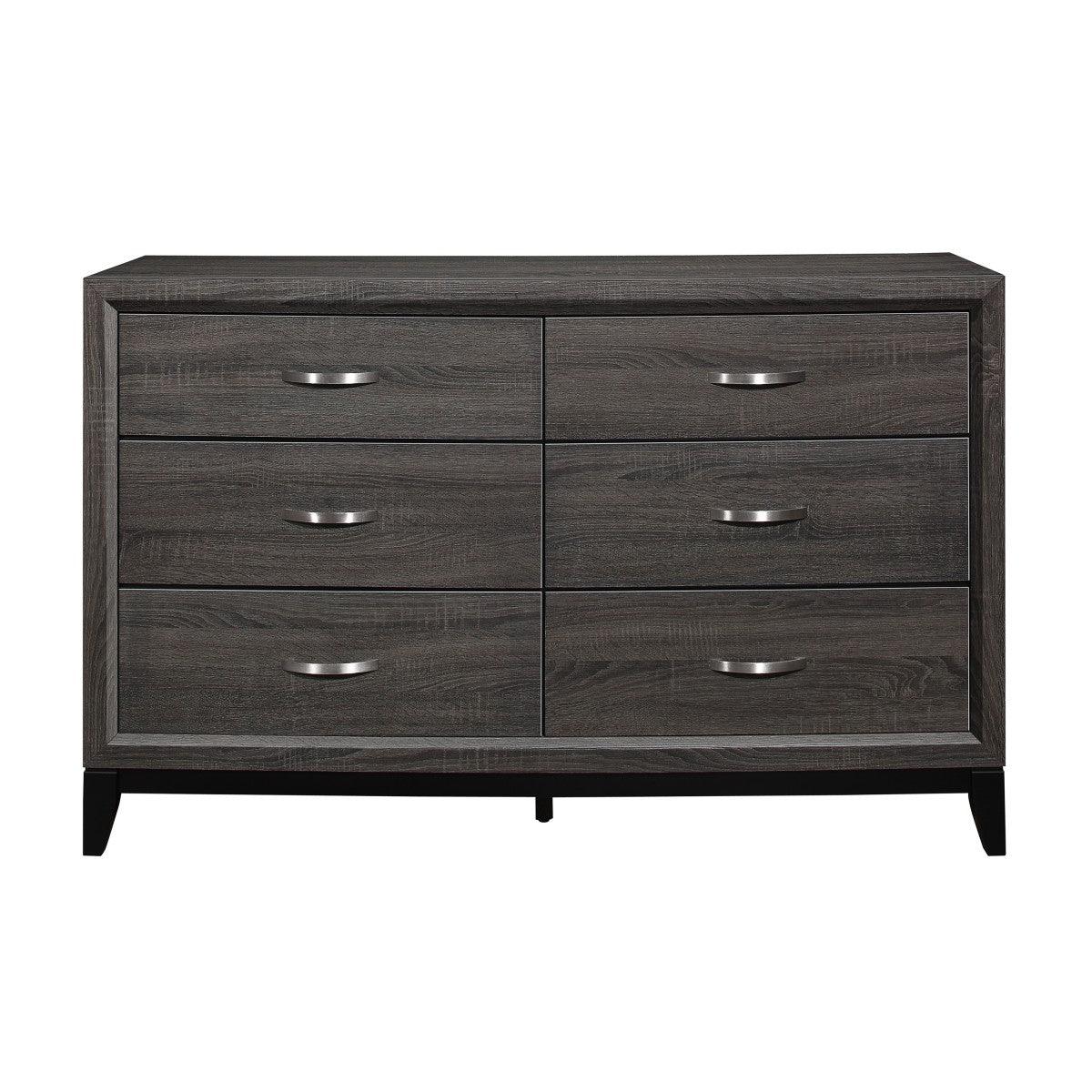 Davi Gray Panel Bedroom Set by Homelegance at Eve Furniture