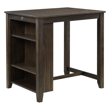 Daye Burnished Brown Cherry 3-Piece Counter Height Set by Homelegance at Eve Furniture