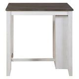 Daye White/Gray 3-Piece Counter Height Set by Homelegance at Eve Furniture