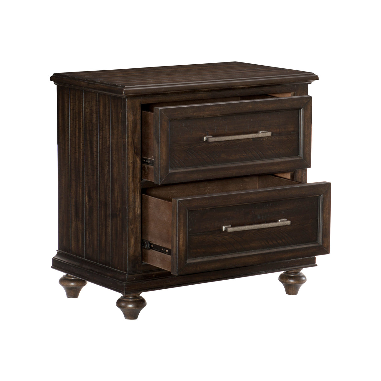 Cardano Driftwood Charcoal Nightstand