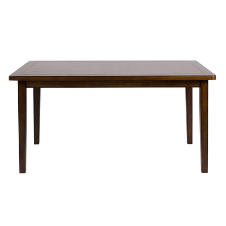 Delmar Burnished Brown 6-Piece Dining Set by Homelegance at Eve Furniture