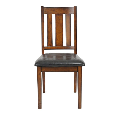 Delmar Burnished Brown 6-Piece Dining Set by Homelegance at Eve Furniture