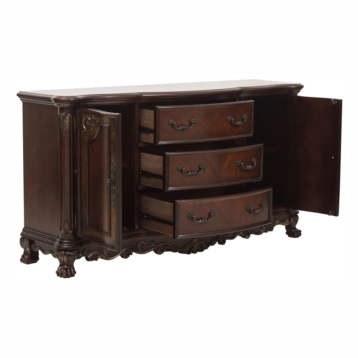 Deryn Park Cherry Buffet by Homelegance at Eve Furniture