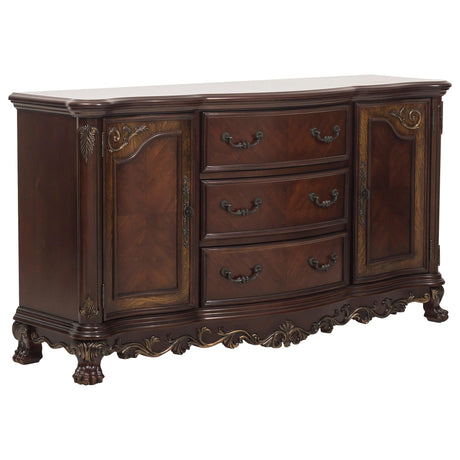 Deryn Park Cherry Buffet by Homelegance at Eve Furniture