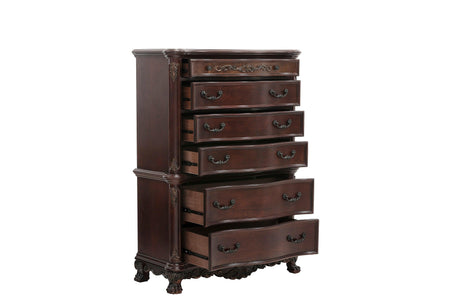 Deryn Park Cherry Chest by Homelegance at Eve Furniture