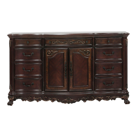 Deryn Park Cherry Dresser by Homelegance at Eve Furniture