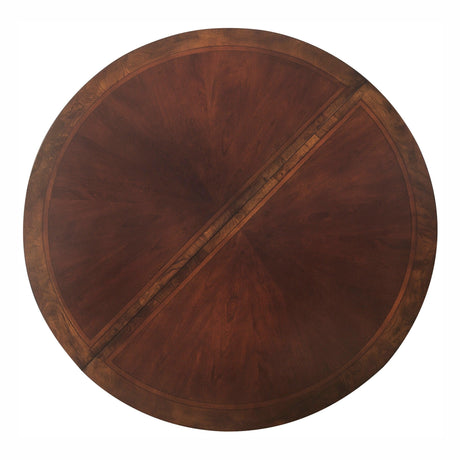 Deryn Park Cherry Extendable Round/Oval Dining Table by Homelegance at Eve Furniture