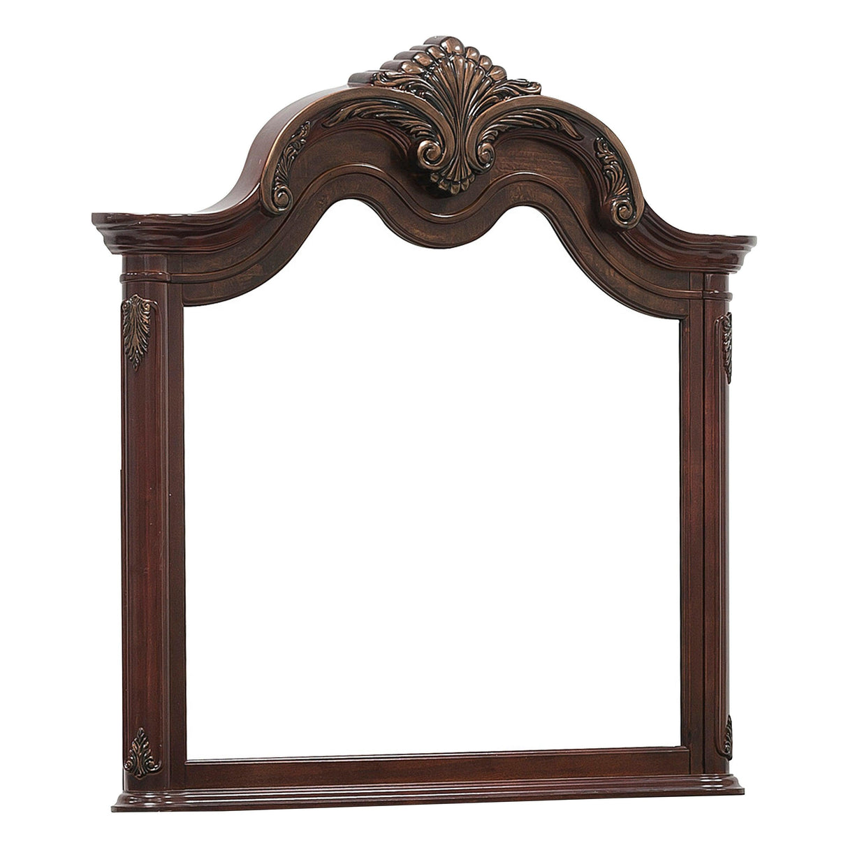 Deryn Park Cherry Mirror (Mirror Only) by Homelegance at Eve Furniture