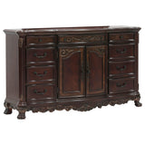 Deryn Park Cherry Sleigh Bedroom Set by Homelegance at Eve Furniture