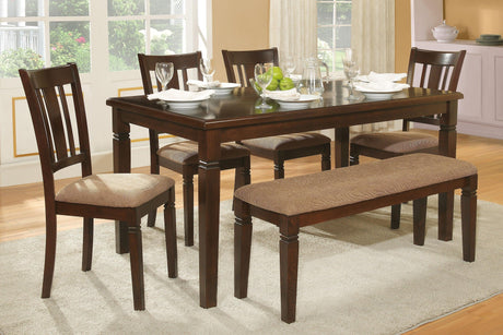 Devlin Espresso Dining Table by Homelegance at Eve Furniture