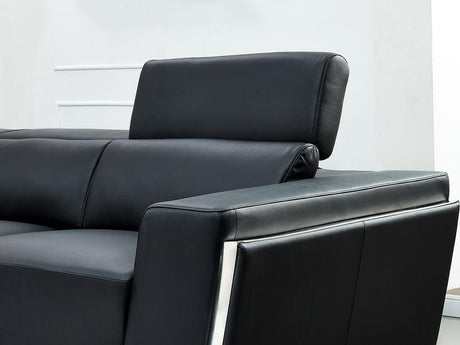 Domo Black 3-Piece Sectional by New Era Innovations at Eve Furniture