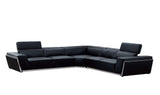 Domo Black 3-Piece Sectional by New Era Innovations at Eve Furniture