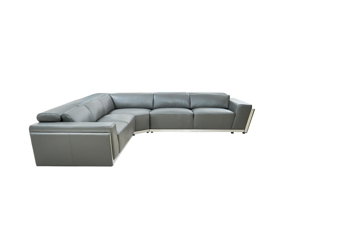 Domo Grey 3-Piece Sectional by New Era Innovations at Eve Furniture