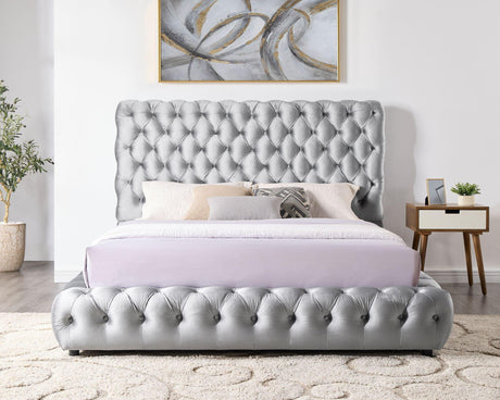 Dream Gray King Platform Bed by Happy Homes at Eve Furniture
