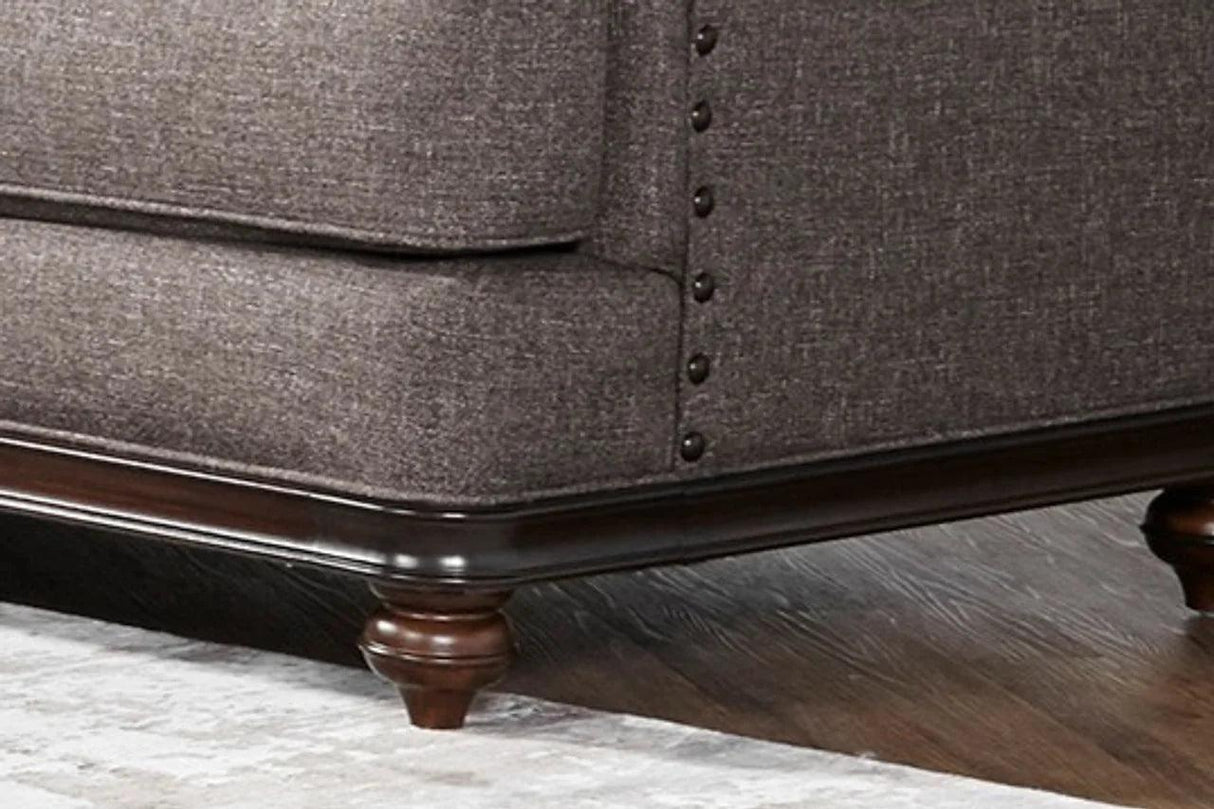 Driftwood Wood Trim Grey Living Room Set by New Era Innovations at Eve Furniture