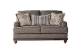 Driftwood Wood Trim Grey Living Room Set by New Era Innovations at Eve Furniture