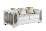 Modern white sofa set