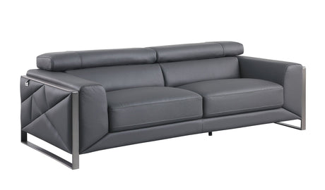 Italian leather sofa set