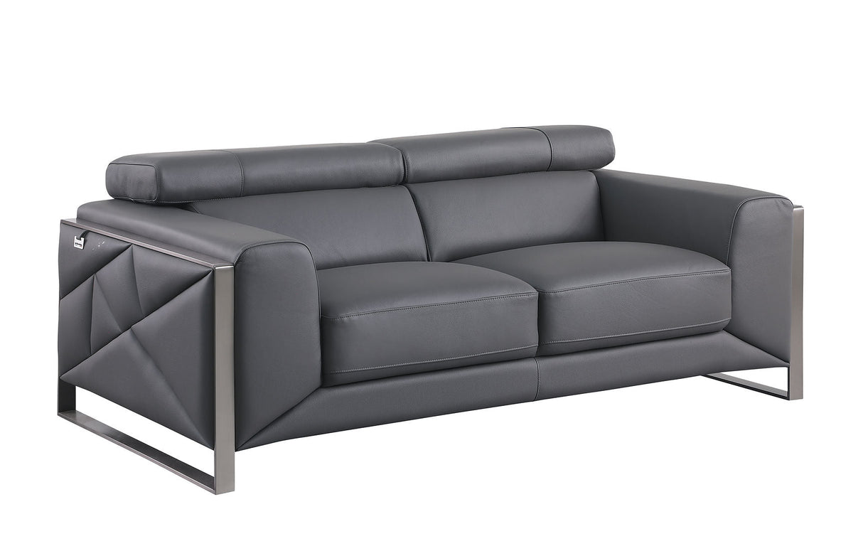 Modern italian leather sofa