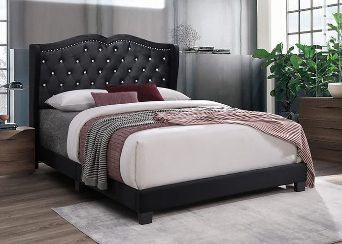 B9330 Elena (Black) Queen Bed