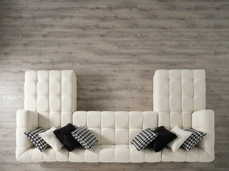 Florida Sectional Cream White - Eve Furniture