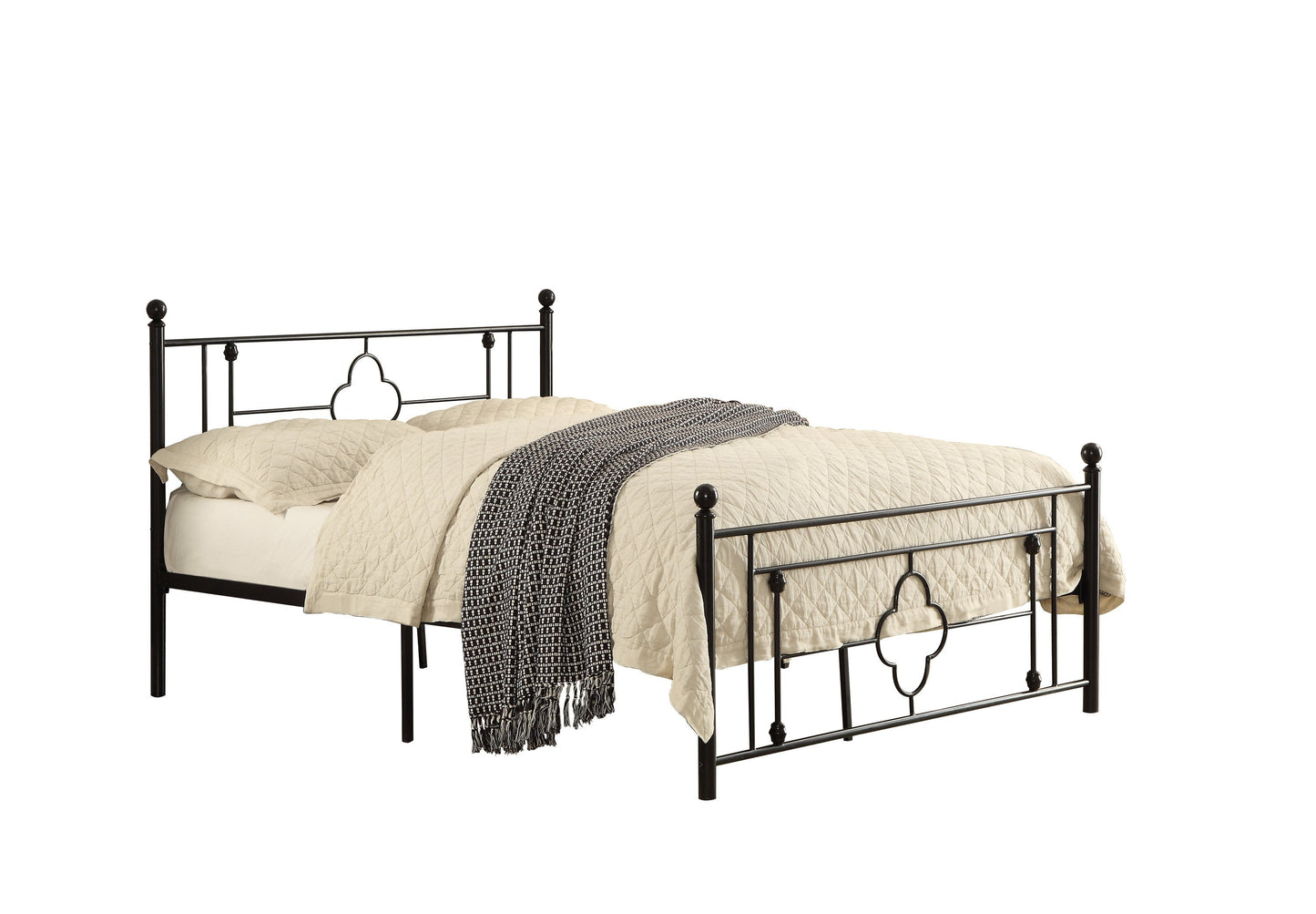 Morris Black Twin Metal Platform Bed