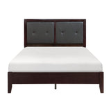 Edina Espresso Upholstered Panel Youth Bedroom Set by Homelegance at Eve Furniture