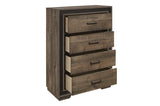 Ellendale Authentic Mahogany Chest by Homelegance at Eve Furniture