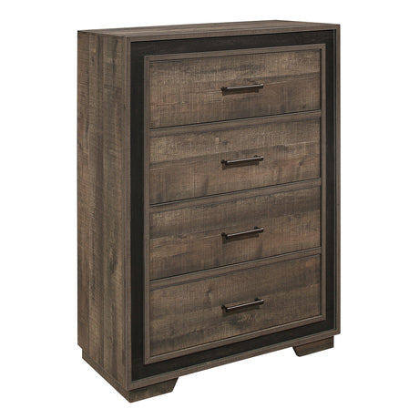 Ellendale Authentic Mahogany Chest by Homelegance at Eve Furniture