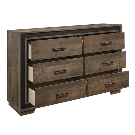 Ellendale Authentic Mahogany Dresser by Homelegance at Eve Furniture