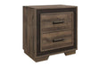 Ellendale Authentic Mahogany Nightstand by Homelegance at Eve Furniture
