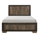 Ellendale Authentic Mahogany Queen Panel Bed by Homelegance at Eve Furniture