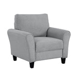 Ellery Dark Gray Chair by Homelegance at Eve Furniture