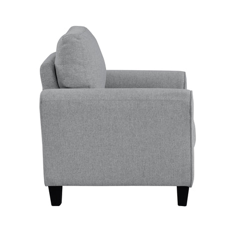 Ellery Dark Gray Chair by Homelegance at Eve Furniture