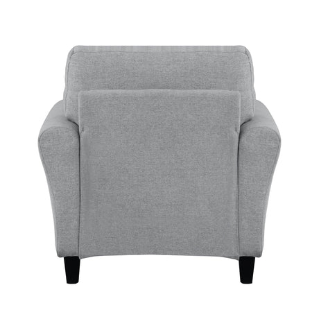 Ellery Dark Gray Chair by Homelegance at Eve Furniture