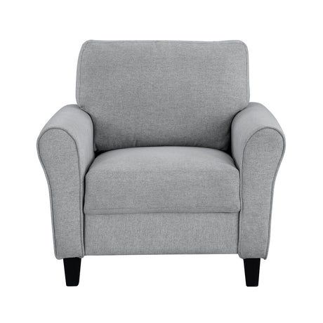 Ellery Dark Gray Chair by Homelegance at Eve Furniture