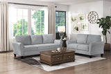 Ellery Dark Gray Loveseat by Homelegance at Eve Furniture