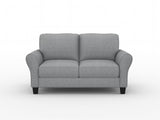 Ellery Dark Gray Loveseat by Homelegance at Eve Furniture