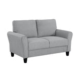 Ellery Dark Gray Loveseat by Homelegance at Eve Furniture