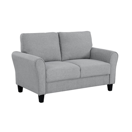 Ellery Dark Gray Loveseat by Homelegance at Eve Furniture