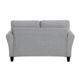 Ellery Dark Gray Loveseat by Homelegance at Eve Furniture