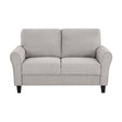 Ellery Sand Loveseat by Homelegance at Eve Furniture