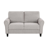 Ellery Sand Loveseat by Homelegance at Eve Furniture
